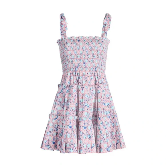 Hill House Home Ribbon Charlotte Nap Dress Pink Vine size Small - Picture 1 of 4